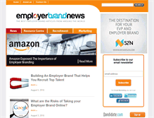 Tablet Screenshot of employerbrandnews.com